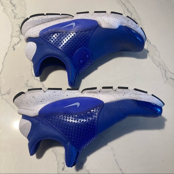 NIKE Sz 8 Sock Dart Sneakers Electric Blue Pull On Sneakers  NWOT - Picture 8 of 13